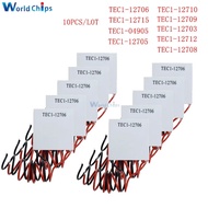 【Hot item】 10pcs Tec1-12705 Thermoelectric Cooler Peltier Tec1-12706 Tec1-12710 Tec1-12715 Sp1848-27145 Tec1-12709 Tec1-12703 Tec1-12704