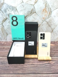 OPPO RENO 8 (4G) - RAM 8/256 - FULLSET & BATANGAN - SECOND