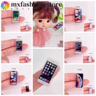 MXFASHIONE 1:12 Miniature Phone, Miniature BJD Phone Dollhouse Mobile Phone Model, Mini Doll Phone D