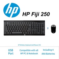 Hotdeal HP 250 Wireless Keyboard and Mouse Combo - HP Fiji 250 Wireless Keyboard and Mouse Combo Hp