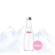 evian Natural Mineral Water Glass Bottle (20 x 330ml Case)