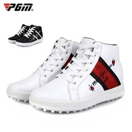 Ms. PGM golf shoes elevator shoes shoes waterproof shoes soft microfiber material inside high-top