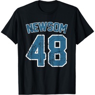 Gavin Newsom 2028 For President Election Campaign Newsom 48 T-Shirt