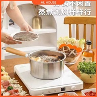 [ Ready Stock ] 18CM/20CM/22CM STAINLESS STEEL SAUCE PAN SAUCE POT SINGLE HANDLE POT MILK POT