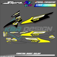 HONDA SUPRA FIT MOTORCYCLE STRIPING STICKERS NEW SUPRA FITHONDA - SIMPLE LIST OF COLOR VARIATIONS OF