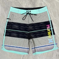Men‘s Hurley Bermuda Waterproof Board Shorts 4-Way Elasticity Beach Shorts  Quick-dry Swiming Trunks GYM Fitness Beach Surf Pants