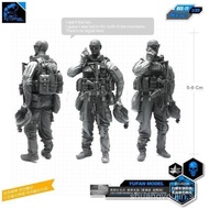 1/35Resin Figurines Modern U.S. Army Marine Corps Soldier B-11