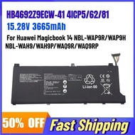 15.28V 3665mAh HB4692Z9ECW-41 4ICP5/62/81 Laptop Battery for Huawei Magicbook 14 NBL-WAP9R/WAP9H NBL