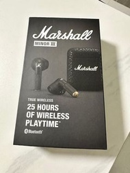 Marshall minor iii 藍牙耳機