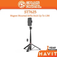 HAVIT ST7625 Magnet Mounted Tripod Selfie Stick ,Bluetooth, Up to 1.3M