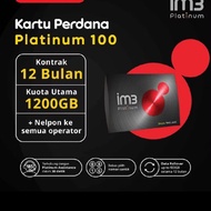 indosat pascabayar im3 Platinum 100, 100gb x 12 bulan bisa request nomer cantik