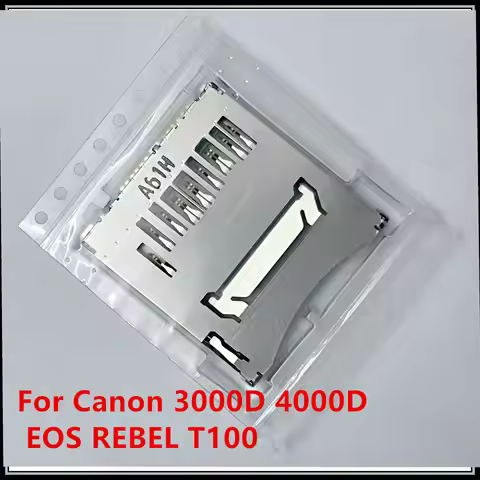 NEW For Canon 3000D 4000D EOS REBEL T100 SD Memory Card Reader Connector Slot Holder Camera Replacem