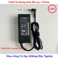Sạc Laptop Lenovo 19V - 3.42A - 65W chân To 5.5x2.5mm - đường kính đầu sạc 5.5mm (Adapter Lenovo G46