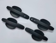 เบ้ากลม+ครอบมือจับ มือจับประตู TOYOYA YARIS ATIV 2023 2024 2025 แคปล่า ดำด้าน ดำเงา ตรงรุ่นโลโก้สะท้