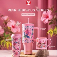 Chagee Pink Hibiscus Tumbler | Mug | Magnet