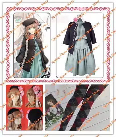 Top Quality AMNESIA Heroine Cosplay Costume Anime Custom Made Uniform Original Edition With Wig