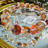 天然錦鯉紅膠花蘋果珠11.5mm43.15g水晶富貴吉祥鎮宅辟邪擋煞淨化