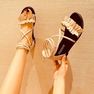 SANDAL SHOES WITH PULL HEELS - BD002