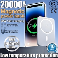 20000mAh Magnetic 3c Wireless Power Bank Fast Charging Power Bank with Auto-Wake for iP 16/15/14/13/