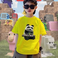 Minecraft T-shirt Minecraft Printed T-shirt Minecraft Short Sleeve Printed Children's Short Sleeve T