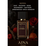 AJNA Ombre Niche 50ml perfume | LV Ombre Nomade Inspired Perfume | Bold Smoky Oud & Rose Scent |  Ea