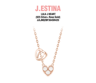[J.ESTINA] 2022 NEW IU Collaboration IU Necklace IU LALA J HEART (925 Silver+ Rose Gold) JJLJNQ2BF364SR420 #Korean Style Necklace #Girlfriend's gift #Birthday gift #Whiteday Gift