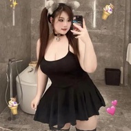 Plus size lingerie plus size nightwear Sexy Temptation plus size One Piece Dress can wear to 65-100k