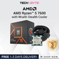 AMD Ryzen 5 7600 Gaming Processor with Wraith Stealth Cooler