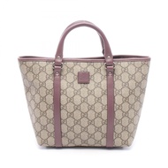 【二手】Gucci 兒童 GG Supreme 手提包 297557 米色/紫色 PVC 塗層帆布皮革 兒童 GG Supreme 手提包