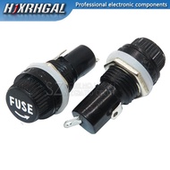 100PCS 5X20 fuseholders 5X20 insurance tube socket fuse holder for 5*20 insurance Panel Mount Fuse H