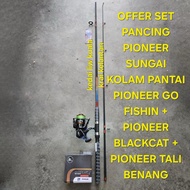SET PIONEER JORAN PIONEER GO FISHIN+MESIN PIONEER BLACKCAT+TALI BENANG PIONEER