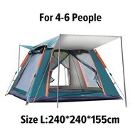 Outdoor Instant POP-UP Tent 4-6/3-4 Person Large Camping Tent Waterproof UV Protection Family Tents