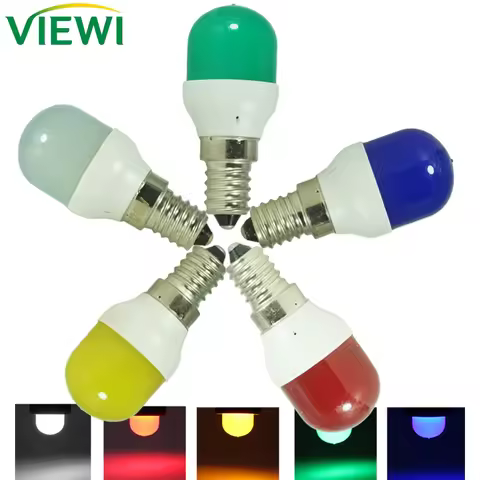 Ampolleta Led Bulb E14 12v 24v 36v 110v 220v Mini 2W T26 Colorful Decorative Christmas Night Light 1