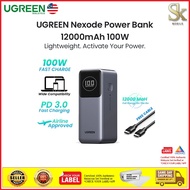 UGREEN Nexode Power Bank 12000mAh 100W with Smart Digital Display Powerbank | Original Ugreen Malays