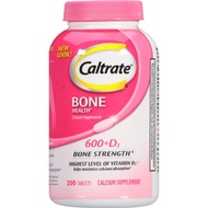 Caltrate 600+D3 อาหารเสริมแคลเซียมเสริมความแข็งแรงของกระดูก 200 เม็ด 200 tablets Bone Strength Healt