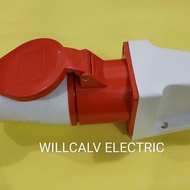 INDUSTRIAL MOUNTING PLUG AND SOCKET 3 FITTING 4 PIN 32A 32 AMP