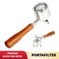 NEOUZA 51mm Espresso Portafilter with Double Spouts Compatible with Delonghi La Specialista EC9155/9