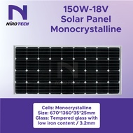 150W-18V Solar Panel Monocrystalline - RANGER BRANDS