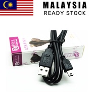 UNISCOM USB To 5 Pin Mini USB Cable Charging Data Transfer Cable Data Charger Cable for MP3 MP4 Play