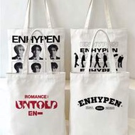 [WHOSE BAG] Kpop Idol/EN- Tote Bag, "ENGENE" Fan Merchandise, Fandom Tote Bag, Reusable Shopping Bag