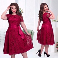(XS-6XL) PLUS SIZE WOMEN EVENING DRESS