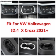 Head Light Lamp Button Rear Seat Water Cup Holder Frame Cover Trim Car Accessories For VW Volkswagen
