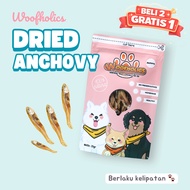 Woofholics Dehydrated Anchovy Jerky Dried Anchovy Fish/ Premium Dog Snack/ Dog Treats/ Dog CatCemila