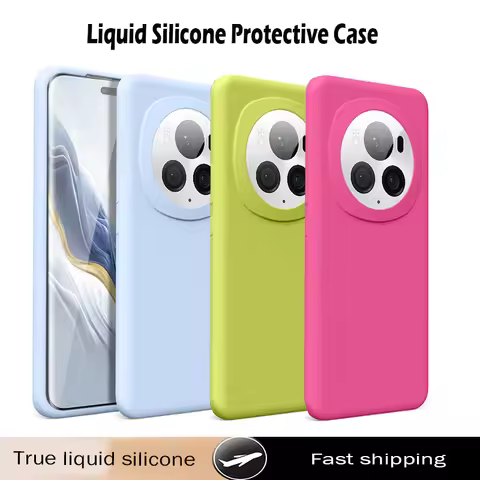 Luxury Liquid Silicone Phone Case For Honor Magic6 6 Pro Protective Case For Honor Magic5 5 Pro Shoc