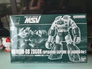 高達 MSV ZOGOK MSM-08 (OPERATION CAPTURE OF JABURO Ver.)GUNDAM 機動戰士 高達模型 MG HG PG RG SD