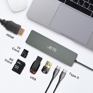 Jete Converter X1 6 In 1 Type-C Hub Usb 3.0 Usb 2.0 Sd Hdmi