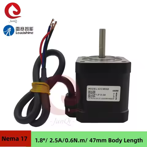 Leadshine 2Phase Nema17 Stepper Motor (42CM06D) 2.5A 0.6N.m 3D Printer Motor For Engraving Milling M