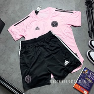 Set Men'S Sportswear Set Inter Miami Pink Thai Standard Competition Shirt - Miami Soccer Clothing 2021