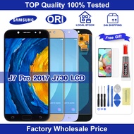 Original LCD For Samsung J7 Pro 2017 J730 J730F J730G LCD Display Touch Screen Digitizer Assembly Re