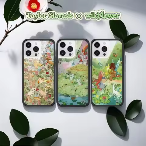wf Taylor Fashion Wildflower protect Phone Case for iPhone 11 12 13 14 15 16 17 Pro Max wf Grassland
